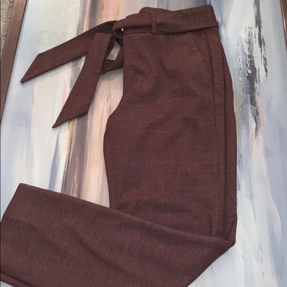 LOFT tie waist pants. New with tags - Picture 3 of 4